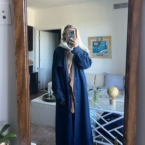 PAIGE Raina Denim Trench Coat